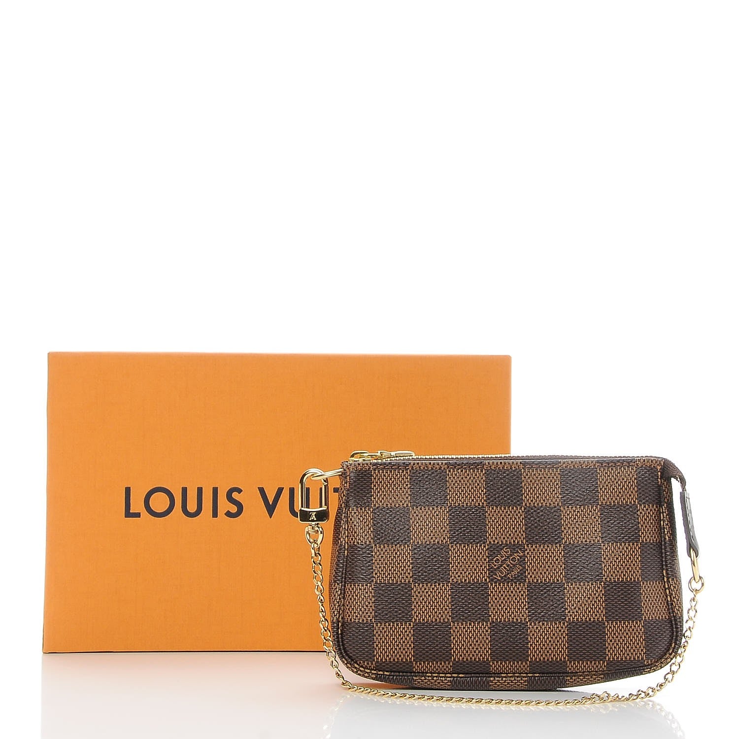 Louis Vuitton Damier Ebene Mini Pochette Accessories 8 of 8