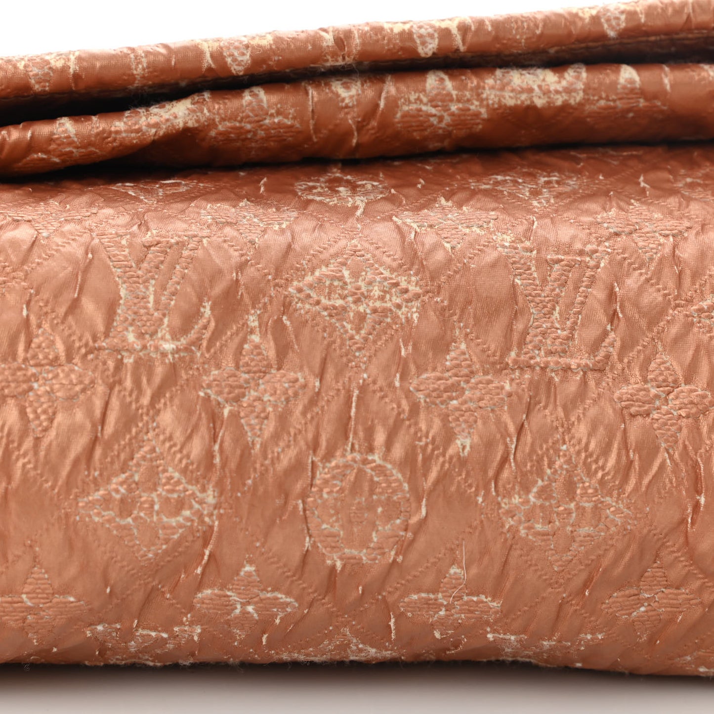 Jacquard Quilted Monogram Limelight Clutch GM Rose Gold