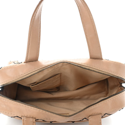 Chanel Calfskin Contrast Stitch Surpique Bowler Beige 5 of 19