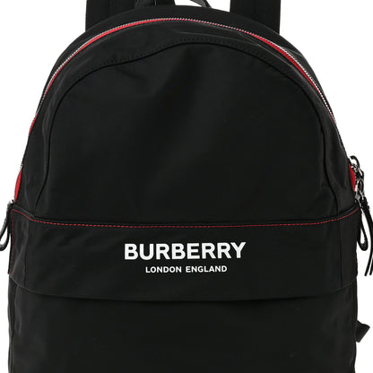 Burberry Nylon Medium Logo Backpack Black 9 of 11