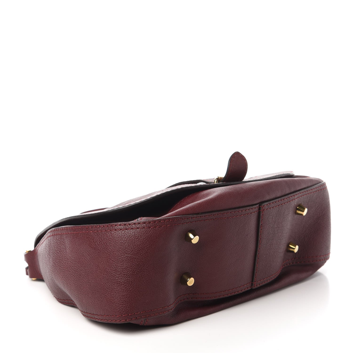 Chloe Calfskin Georgia Hobo Burgundy 4 of 12