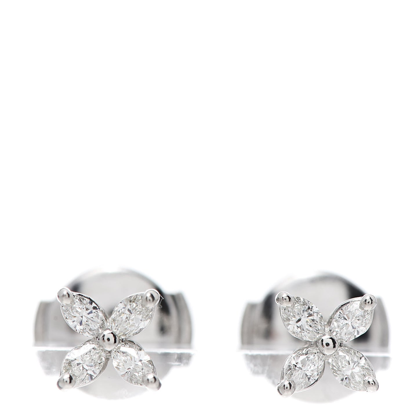 Platinum Diamond .19ct Mini Victoria Earrings