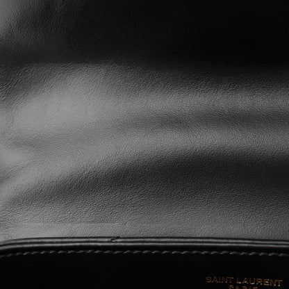 Saint Laurent Calfskin Y Quilted Monogram Toy Loulou Crossbody Bag Black 11 of 12