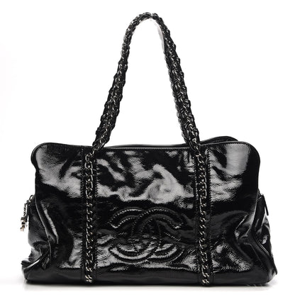 Chanel Patent Calfskin Large Luxe Ligne Tote Black 1 of 15