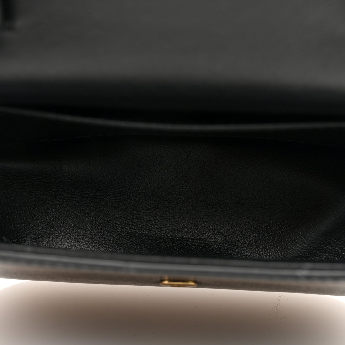 Shiny Calfskin Mini Triomphe Black