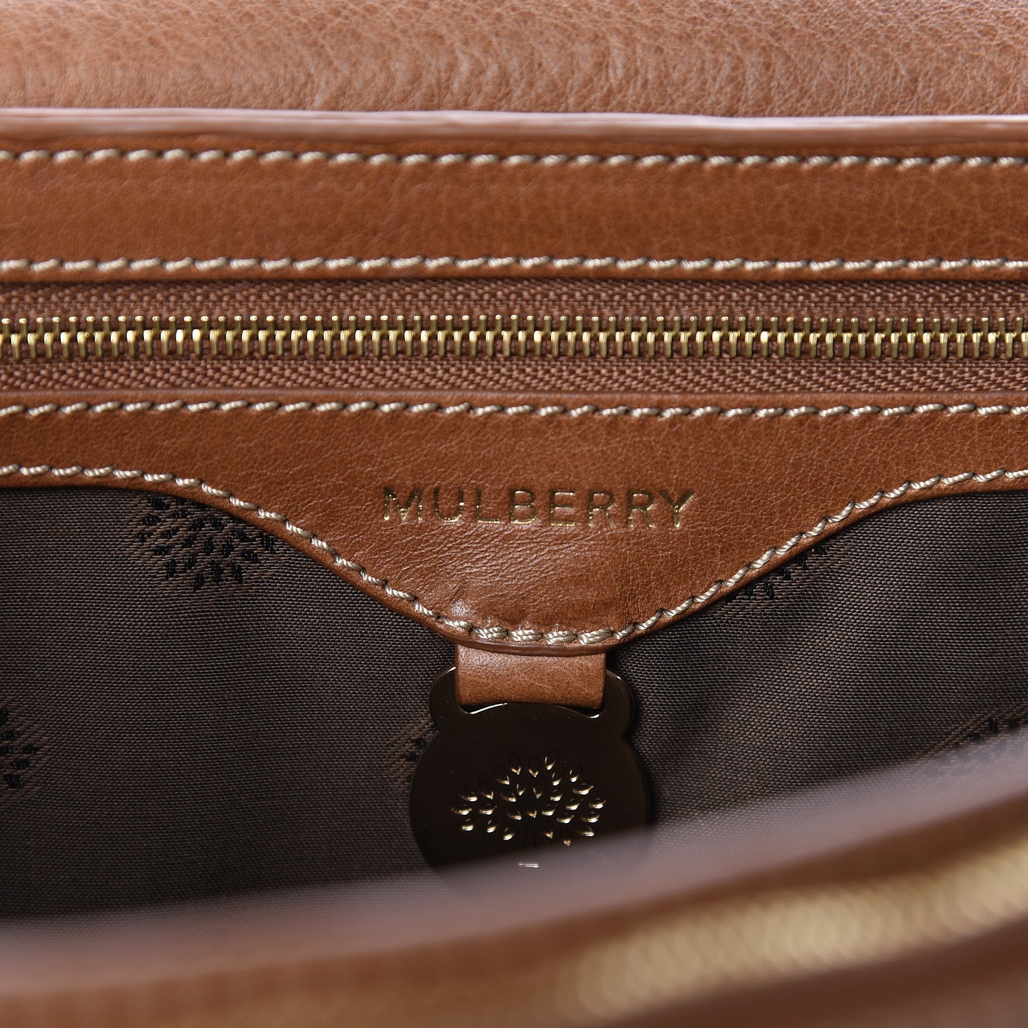 Mulberry Natural Vegetable Tanned Bayswater Shoulder Bag Oak 8 of 10