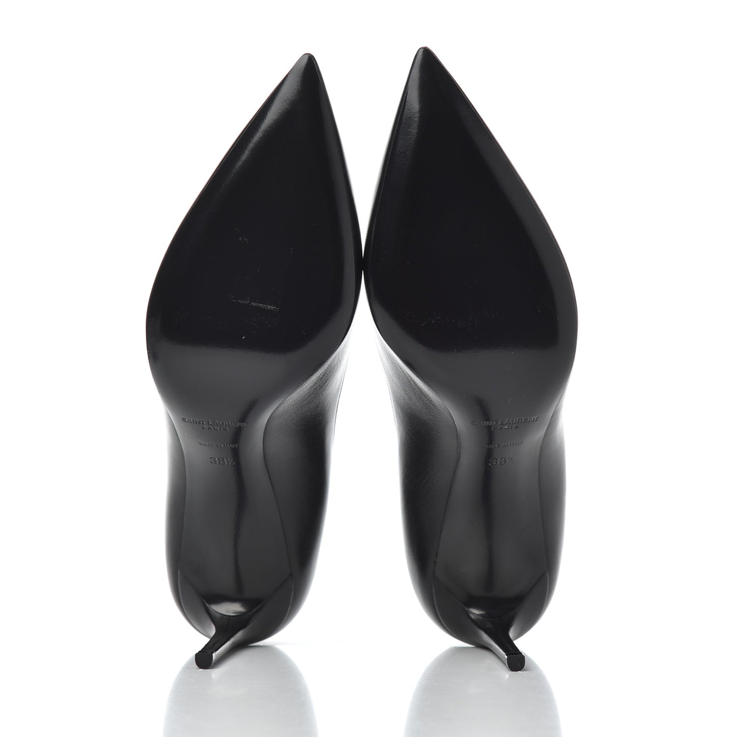 Calfskin Zoe 85 Pumps 38.5 Black