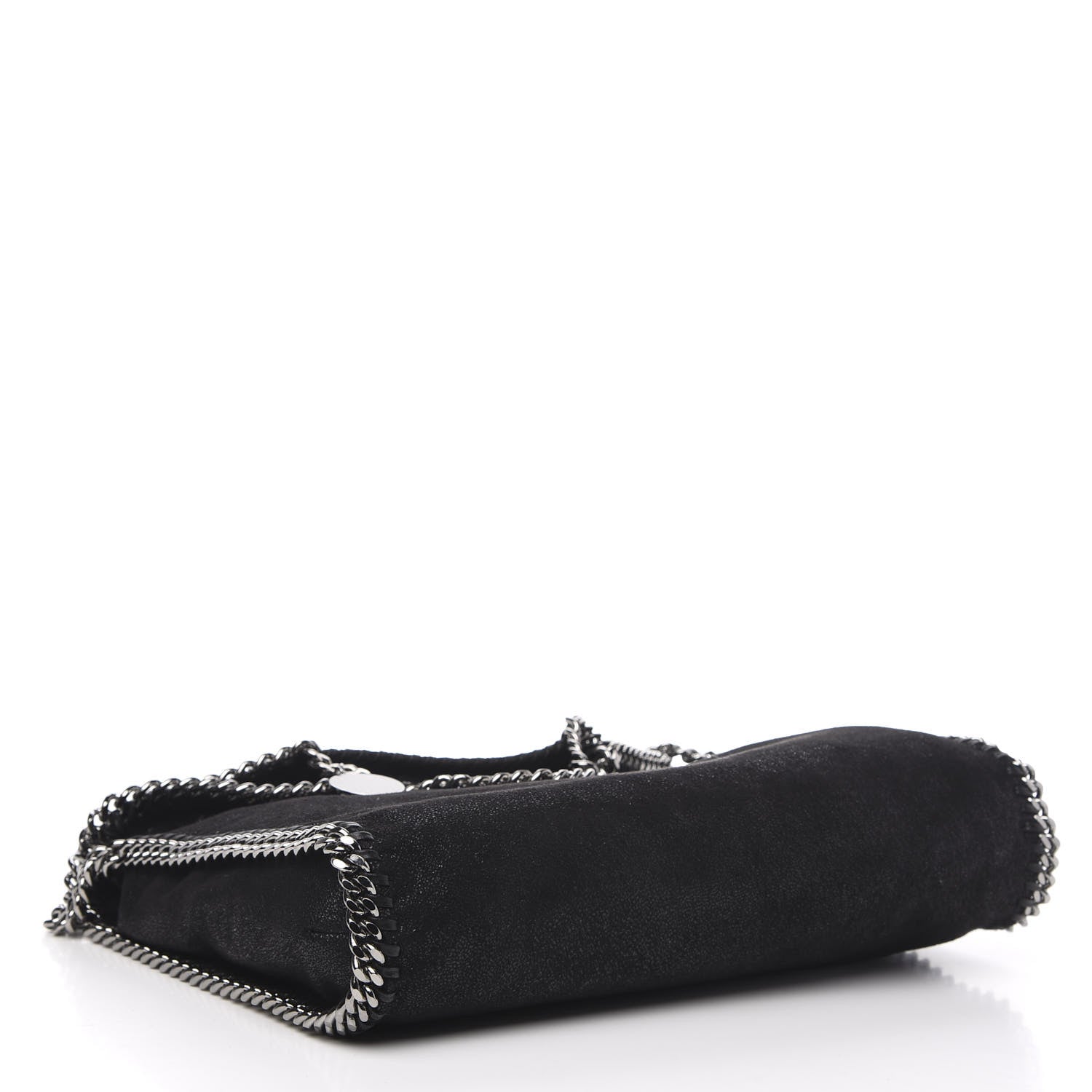 Stella McCartney Shaggy Deer Falabella Fold Over Tote Black 4 of 9