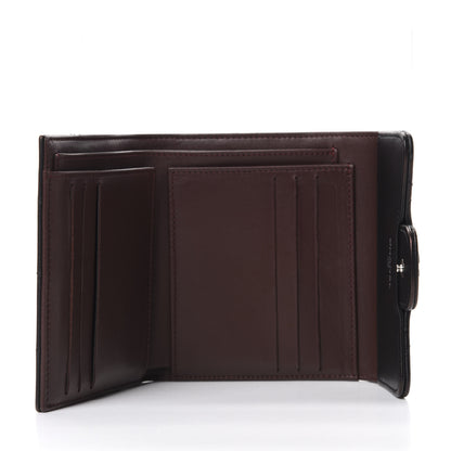 Chanel Lambskin Quilted Small Compact Wallet Black 5 of 9
