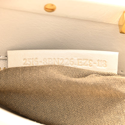 Fendi Nappa Medium Peekaboo Iconic Satchel White 8 of 13
