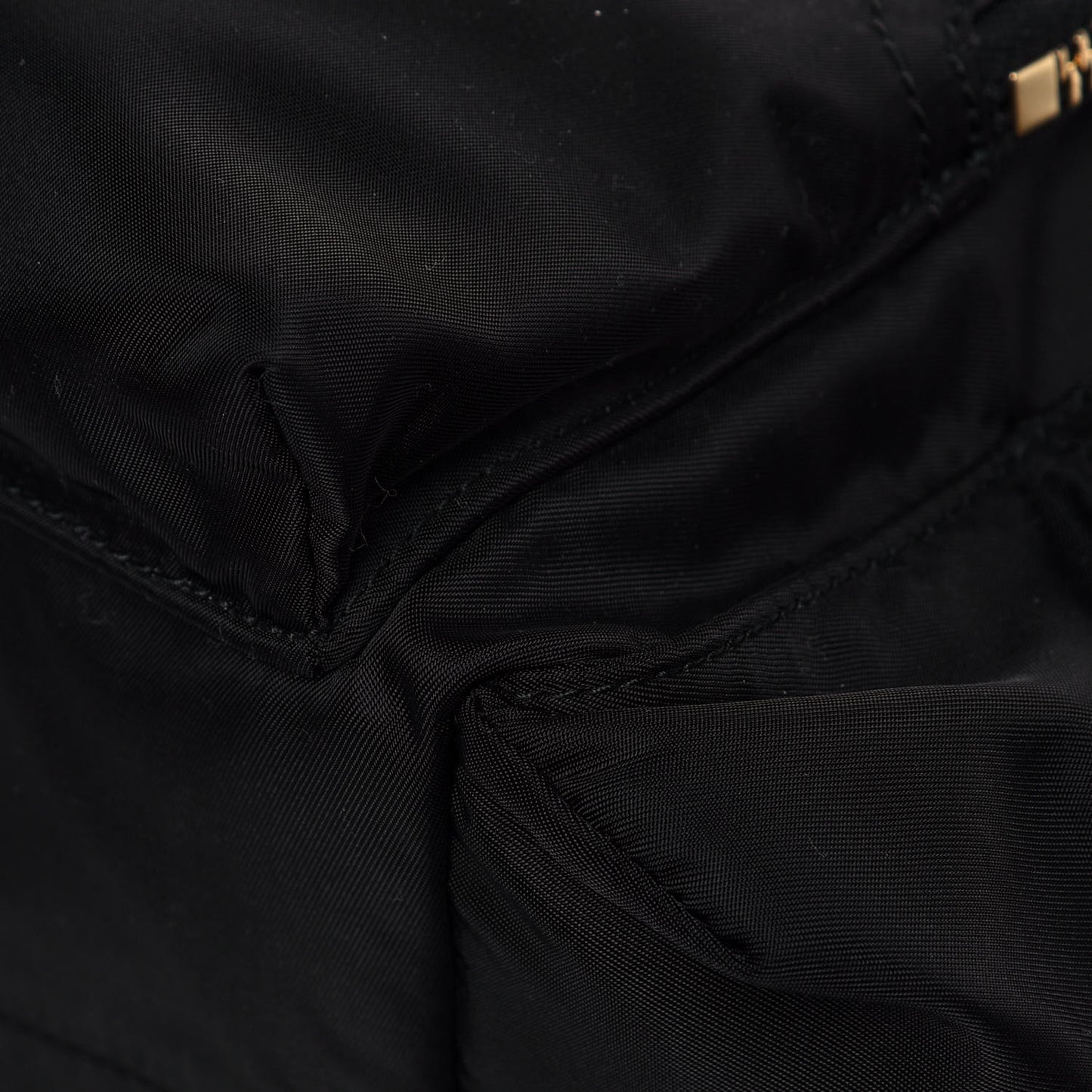 Nylon Medium Rucksack Backpack Black