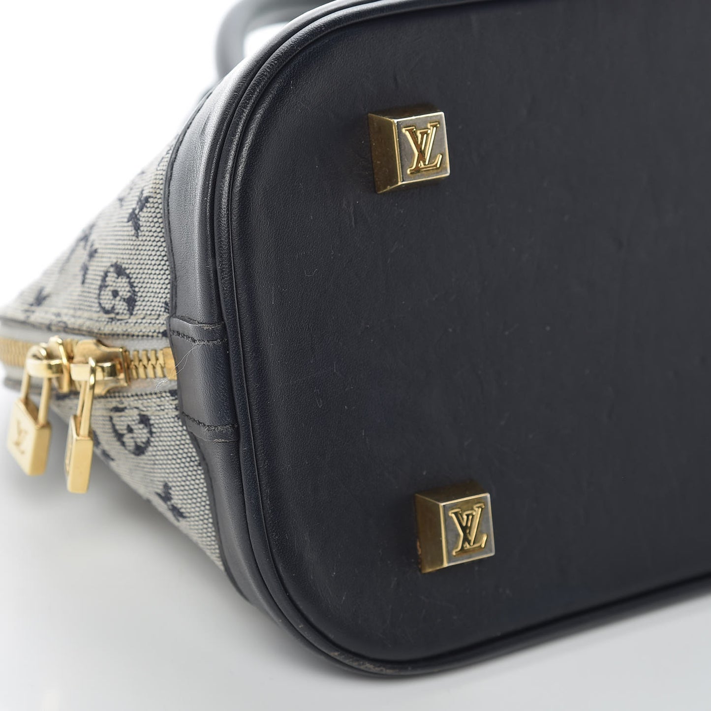 Mini Monogram Alma Long Blue