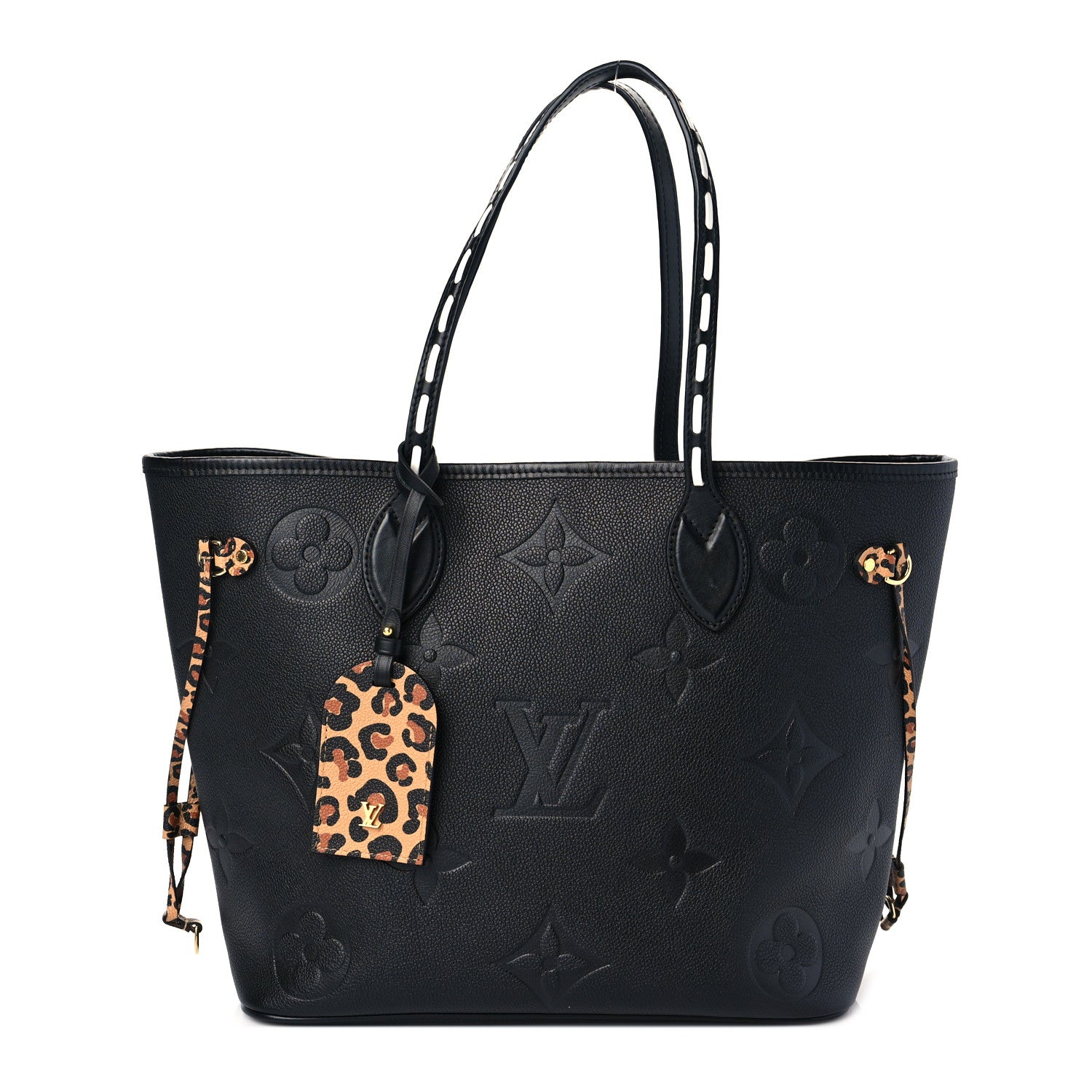 Louis Vuitton Empreinte Monogram Giant Wild At Heart Neverfull MM Black 1 of 7
