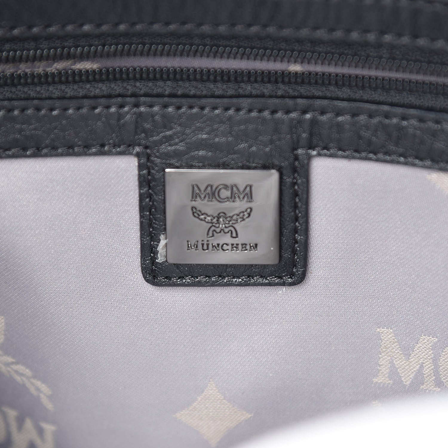 MCM Visetos Small Sprinkle Stud Stark Backpack White 6 of 10