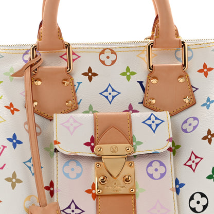Louis Vuitton Monogram Multicolor Speedy 30 White 8 of 14
