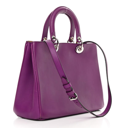Christian Dior Smooth Calfskin Medium Diorissimo Bag Purple 4 of 24
