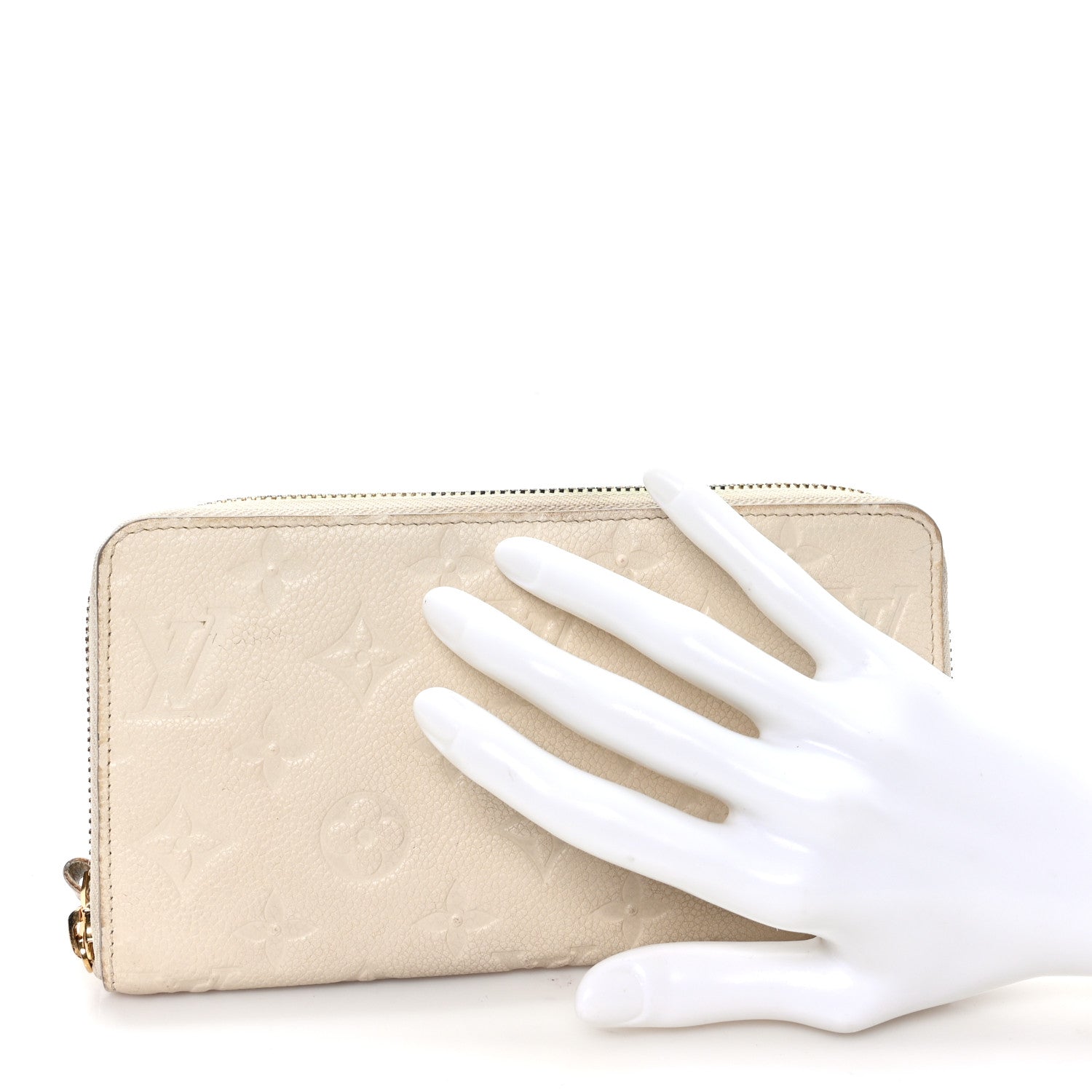 Louis Vuitton Empreinte Zippy Organizer Wallet White 2 of 8