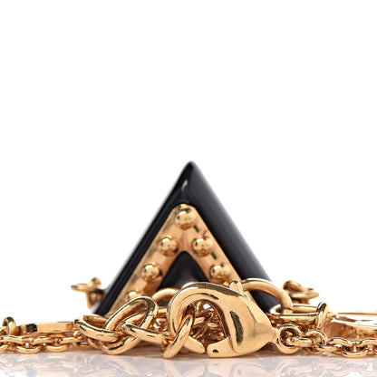 Louis Vuitton Lacquer Studded Essential V Bracelet Gold 6 of 6