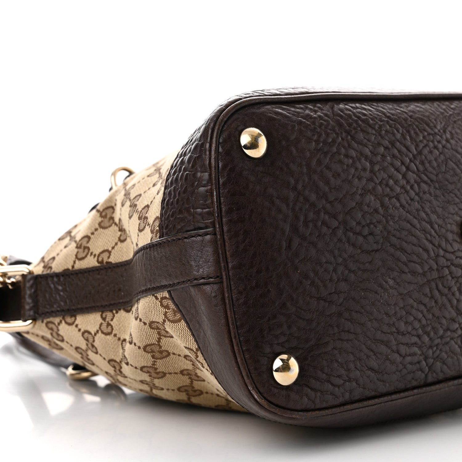 Gucci Monogram Medium Top Handle Bag Brown 10 of 12