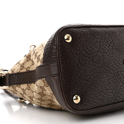 Gucci Monogram Medium Top Handle Bag Brown 10 of 12