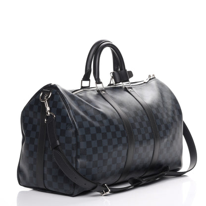 Louis Vuitton Damier Cobalt Keepall Bandouliere 45 3 of 7