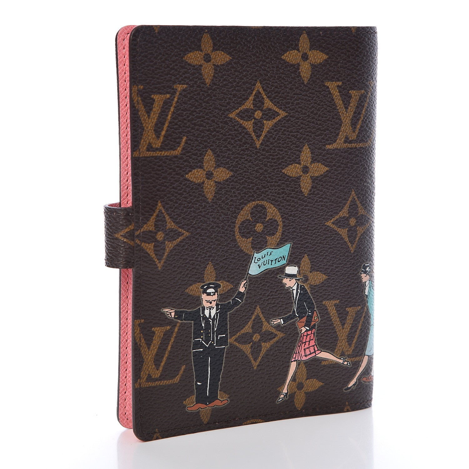 Louis Vuitton Monogram Illustre Small Ring Agenda Rose 3 of 8