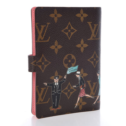 Louis Vuitton Monogram Illustre Small Ring Agenda Rose 3 of 8