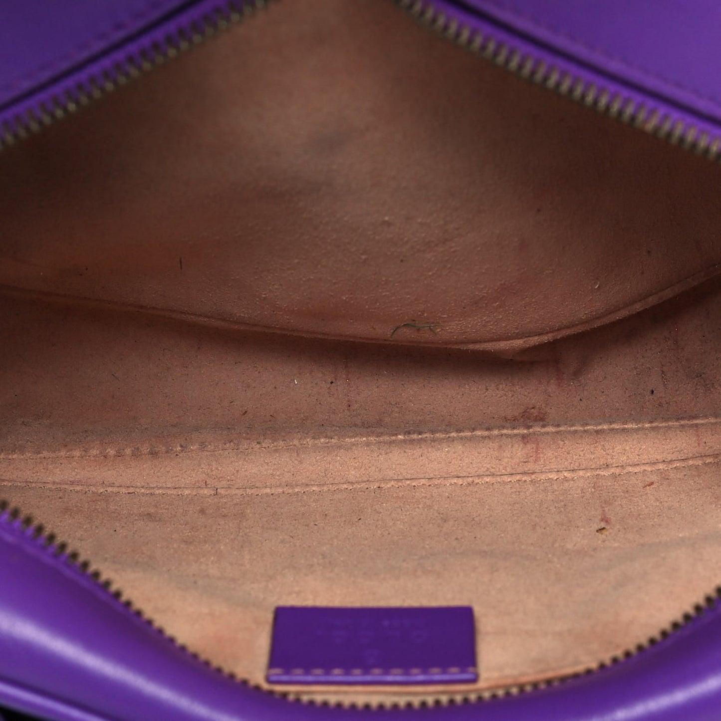 Calfskin Matelasse Small GG Marmont Chain Shoulder Bag Shine Purple