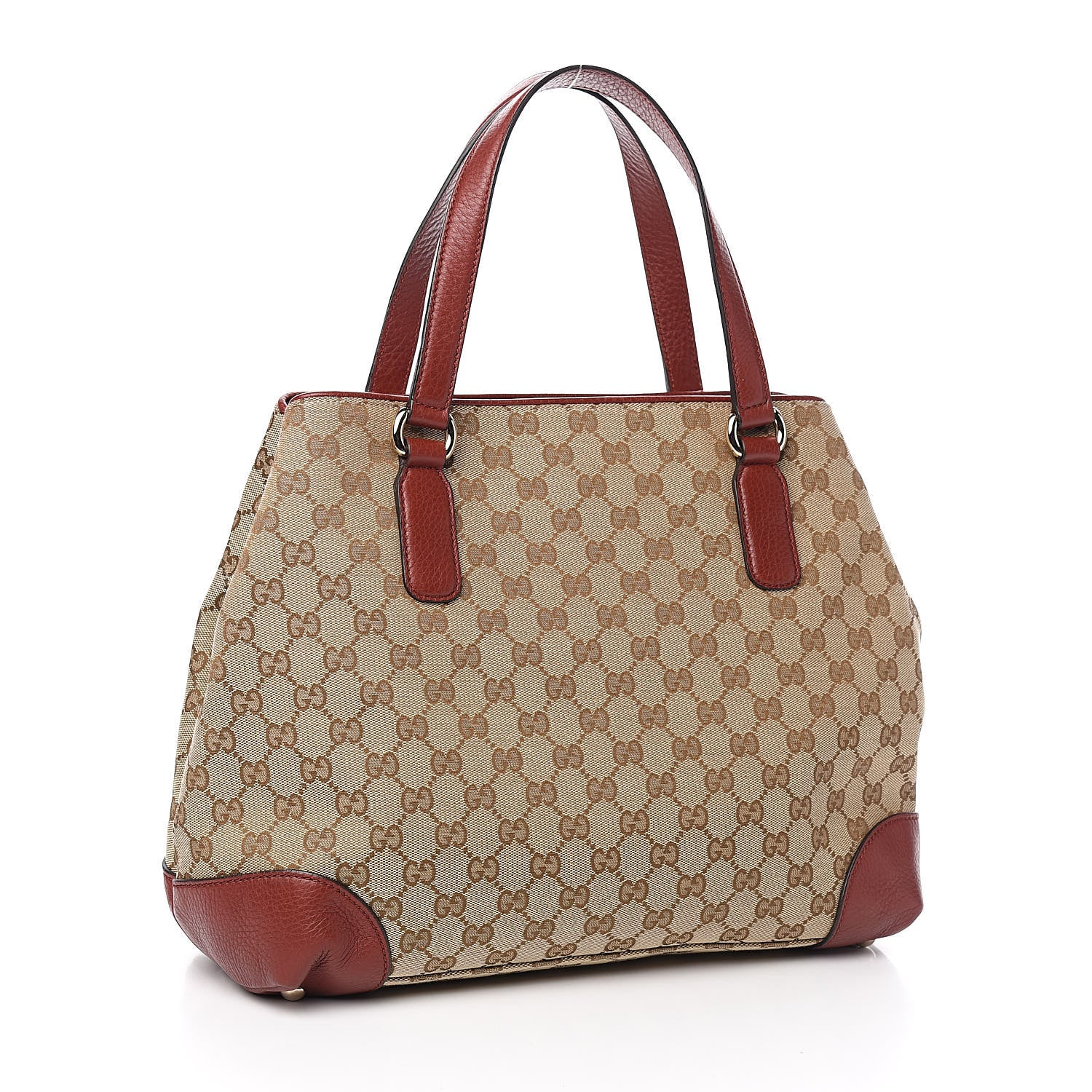Gucci Monogram Web Medium Dressage Tote Red 3 of 10