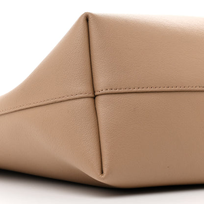 Saint Laurent Calfskin Large Shopping Tote Dark Beige 10 of 12