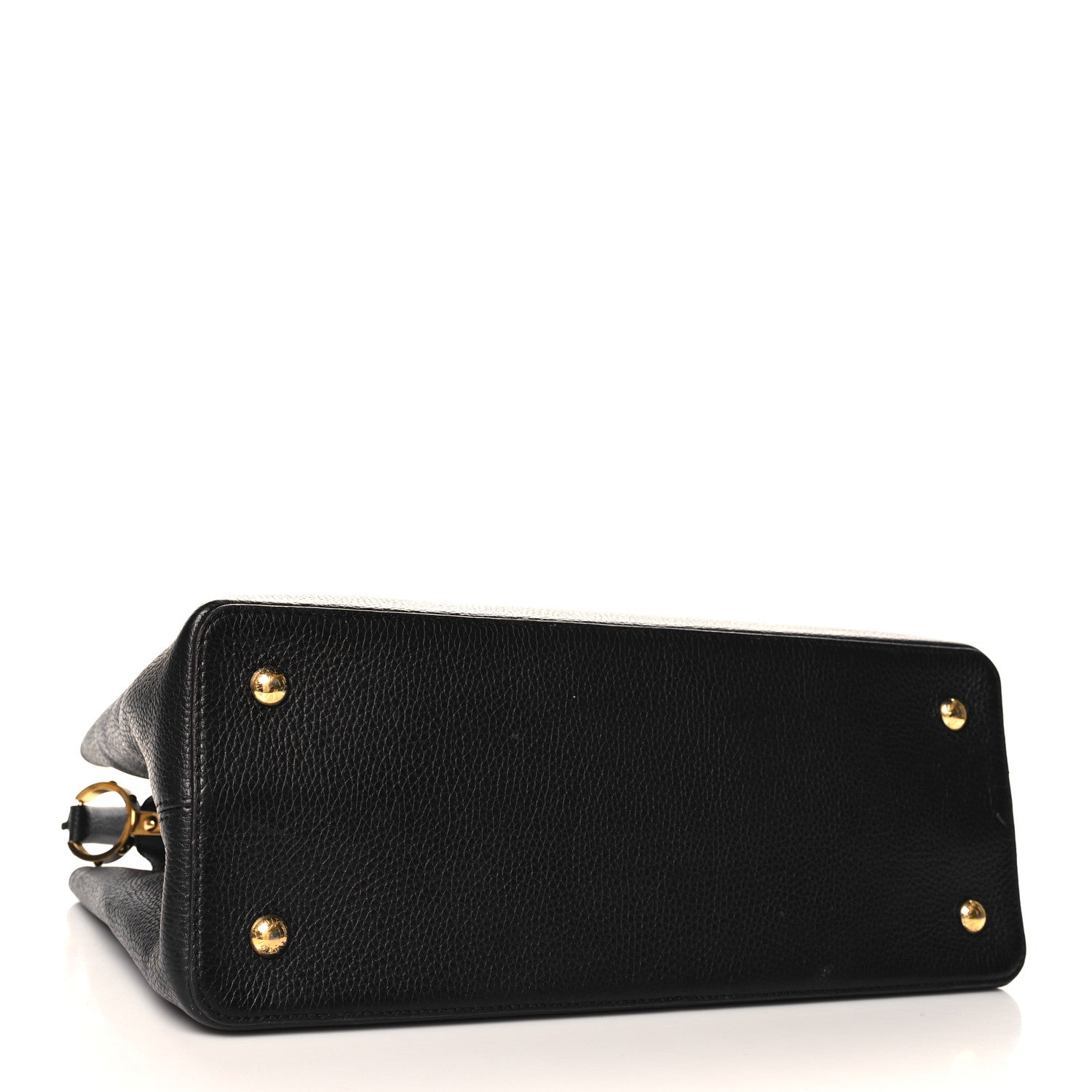 Louis Vuitton Taurillon Capucines GM Black Fuchsia 4 of 11