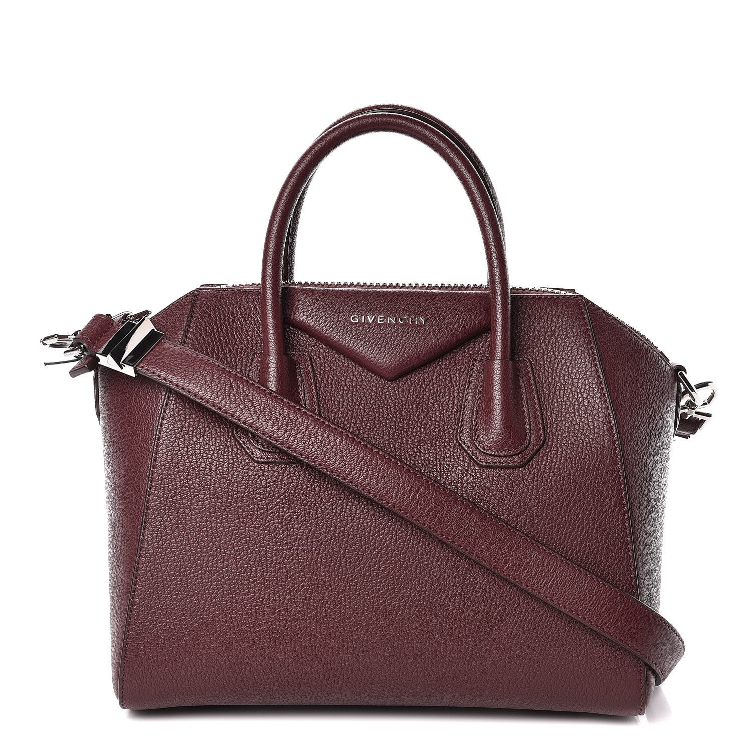 Givenchy Sugar Goatskin Small Antigona Oxblood 1 of 10