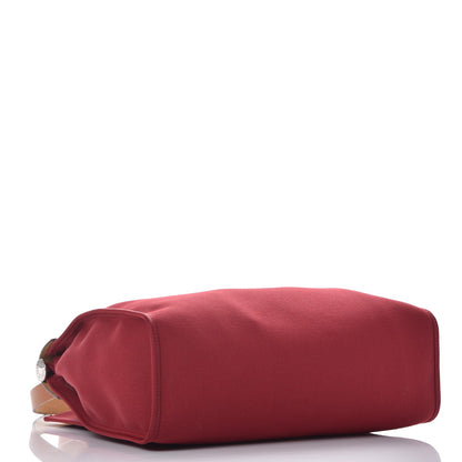 Hermes Vache Hunter Toile Herbag Zip 31 PM Rubis 4 of 11