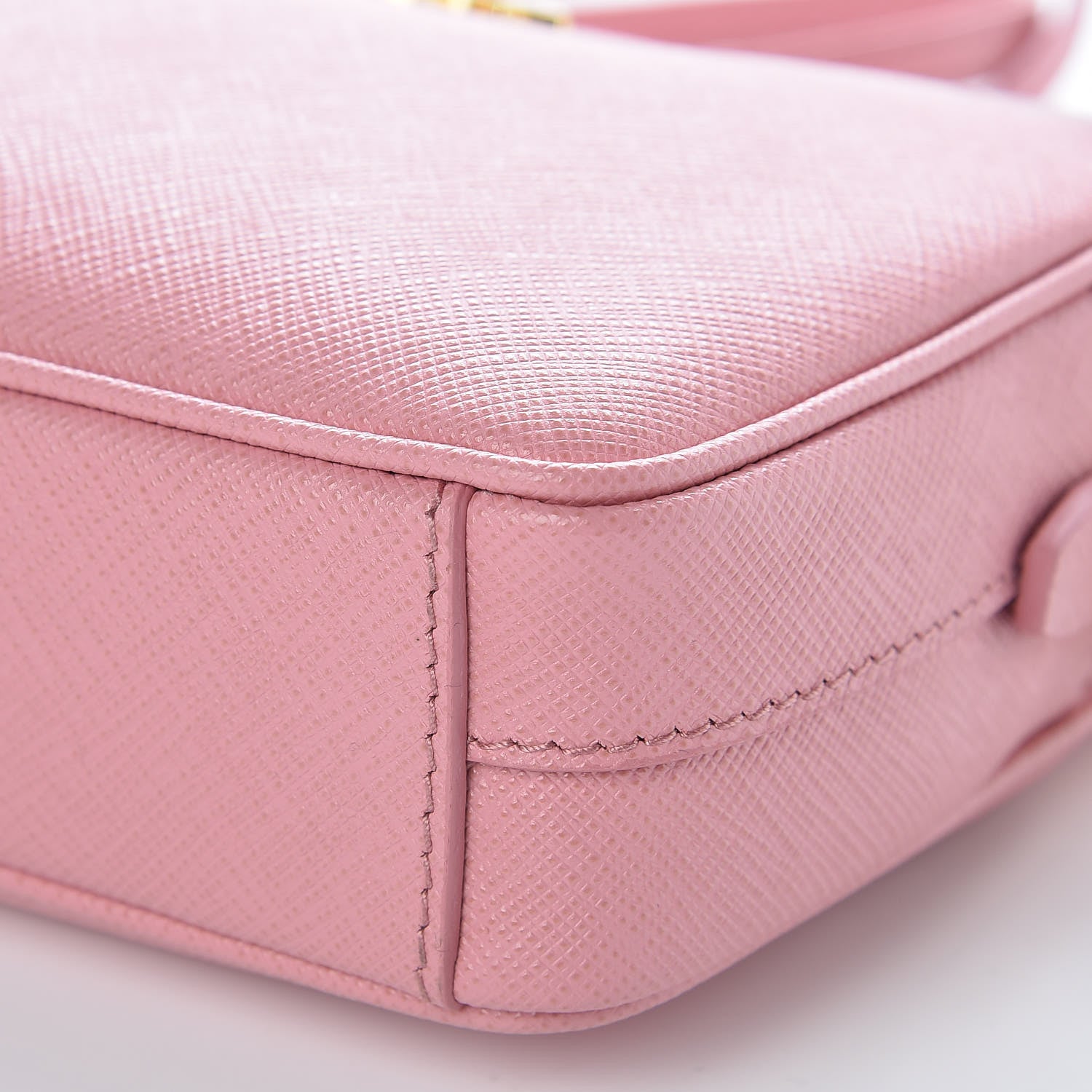 Prada Saffiano Mini Camera Crossbody Petalo 8 of 8