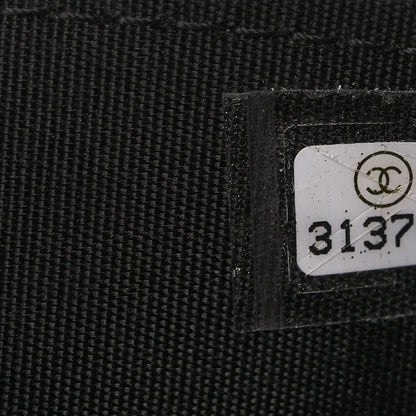 Chanel Lambskin Quilted Top Handle Mini Vanity Case With Chain Black 7 of 9