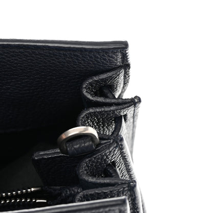 Saint Laurent Grained Calfskin Baby Supple Sac De Jour Navy 11 of 12