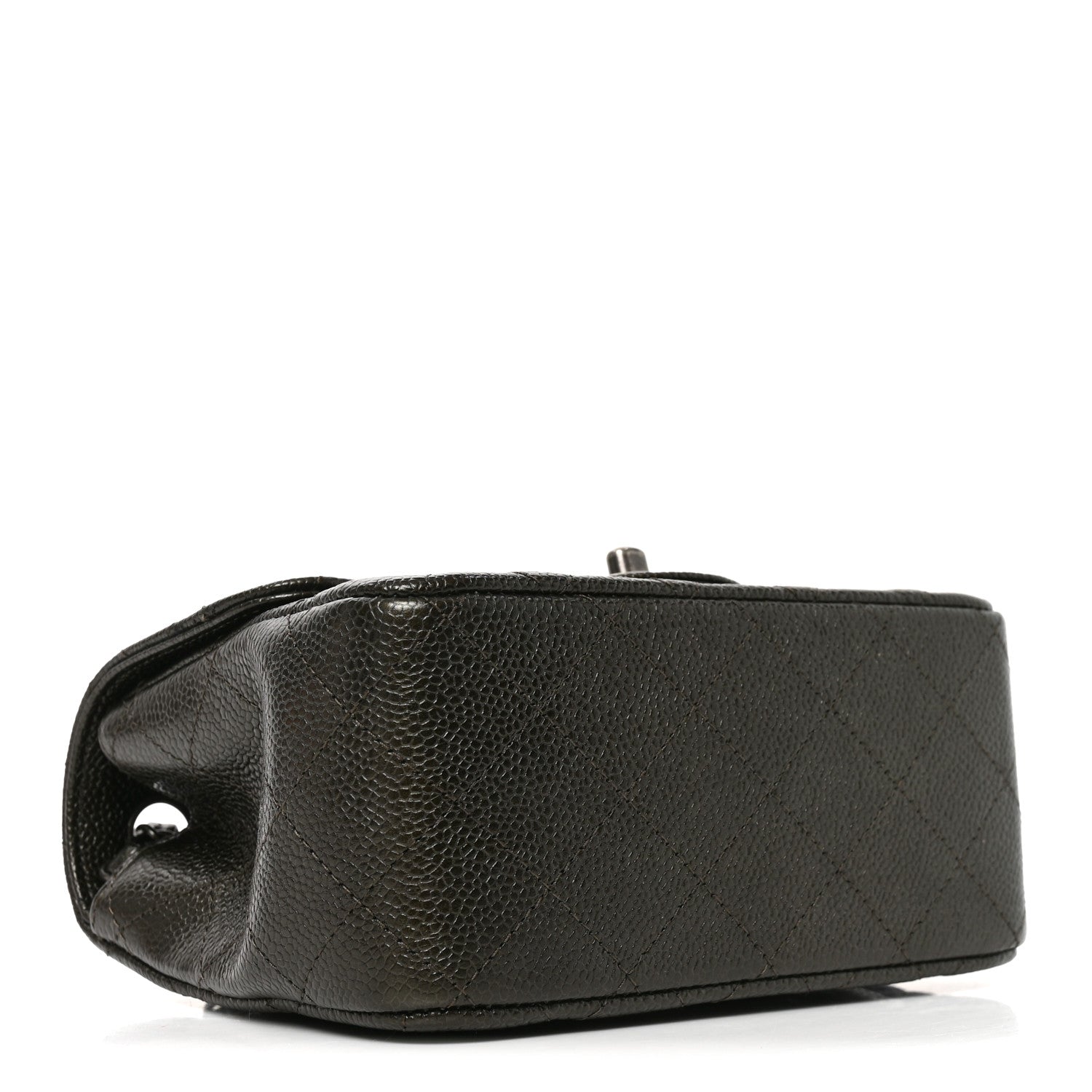 Chanel Caviar Quilted Mini Square Flap Dark Charcoal 4 of 11
