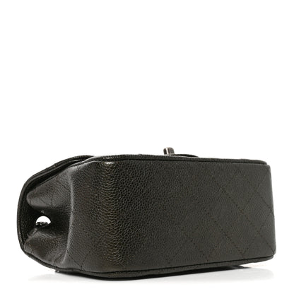 Chanel Caviar Quilted Mini Square Flap Dark Charcoal 4 of 11