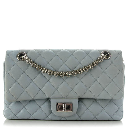 Chanel Caviar Quilted 2.55 Reissue Flap 225 Light Blue 1 of 9