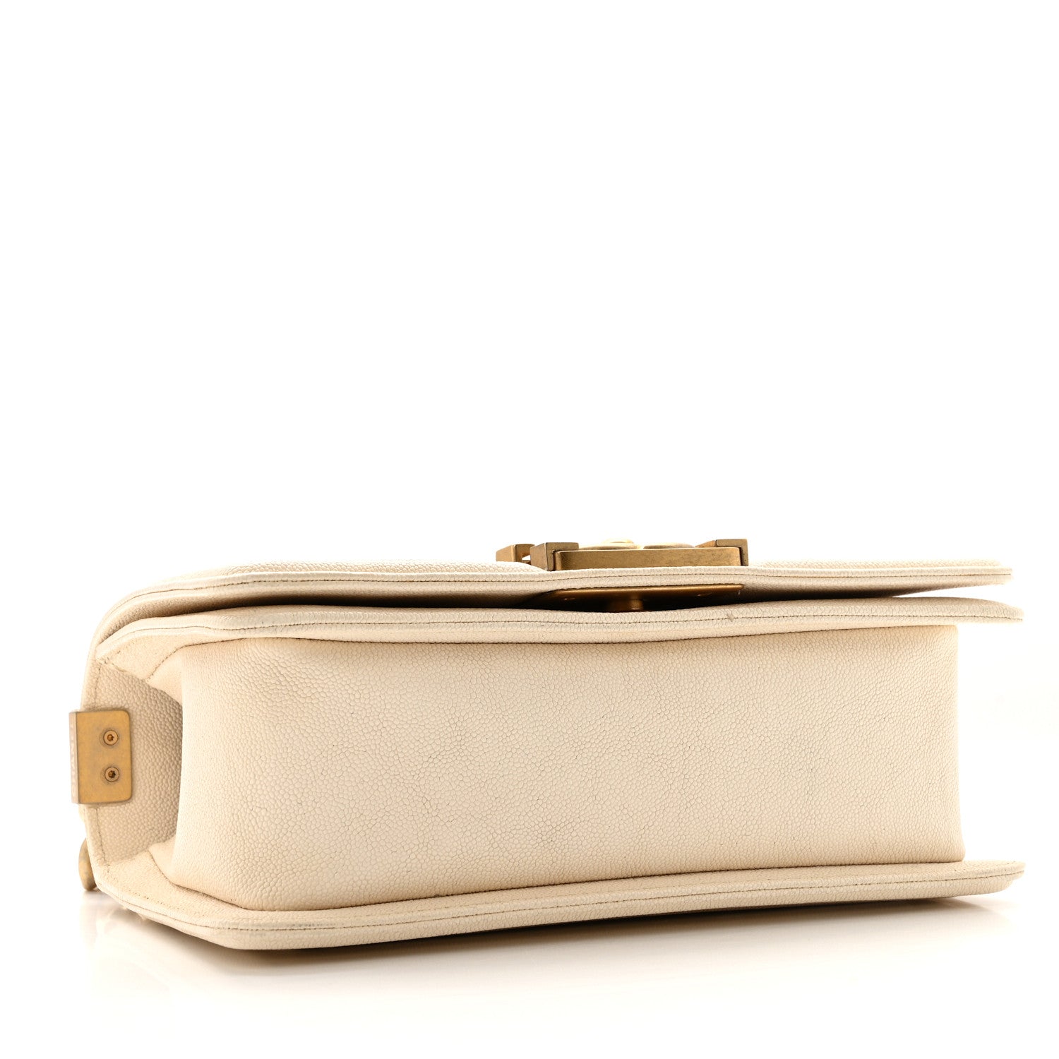 Chanel Caviar Quilted Small Boy Flap White 5 of 15