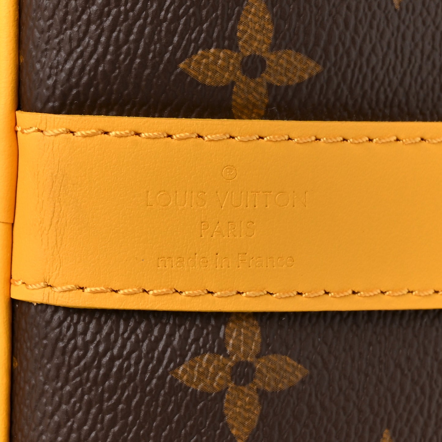 Monogram Macassar Keepall Bandouliere 50 Safran Yellow