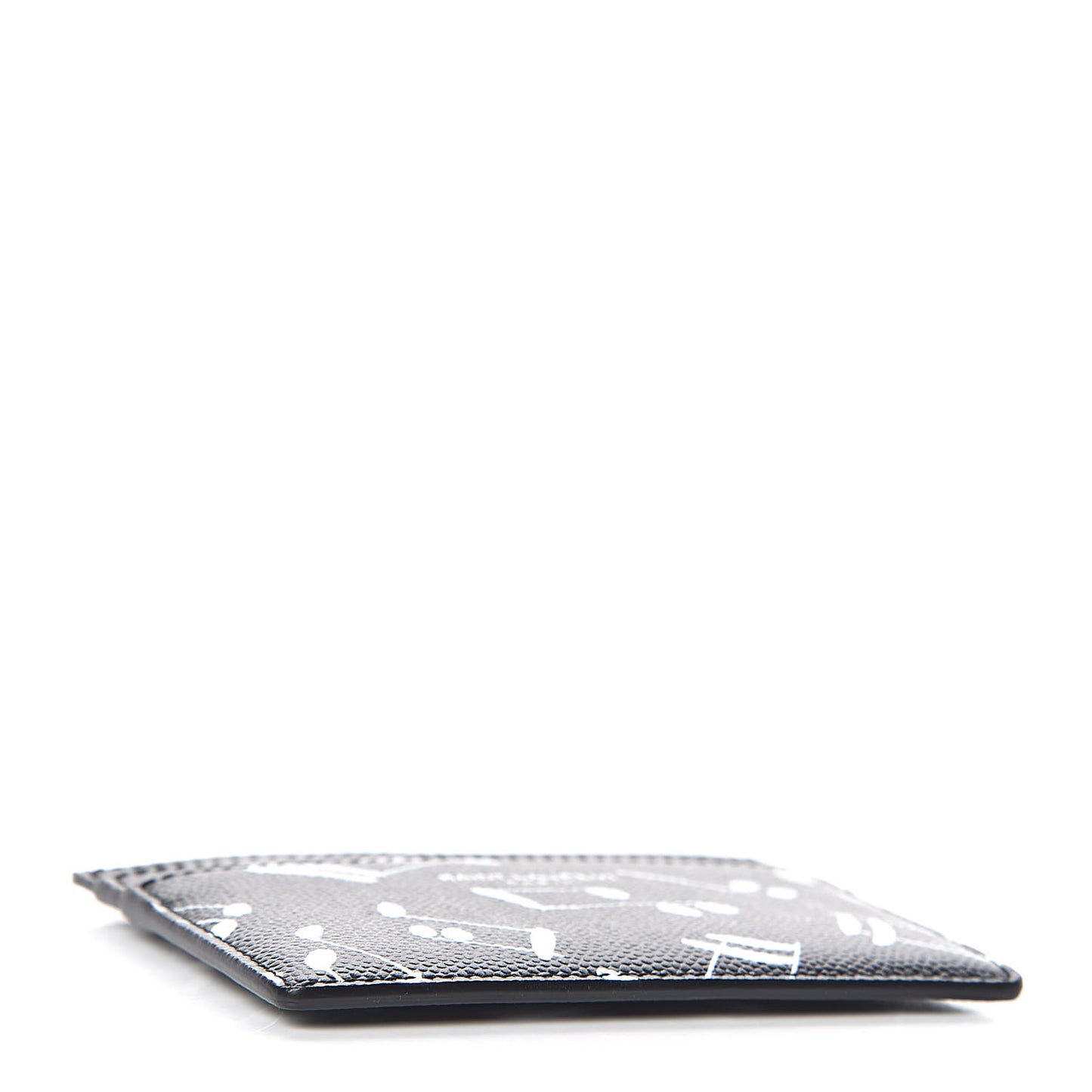 Grain de Poudre Musical Notes Credit Card Case Black