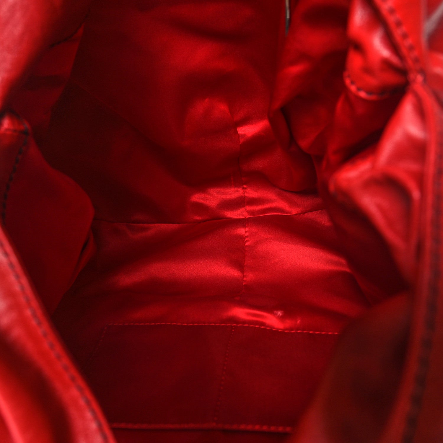 Valentino Garavani Nappa Petale Rose Hobo Red 5 of 10