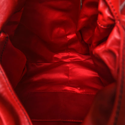 Valentino Garavani Nappa Petale Rose Hobo Red 5 of 10