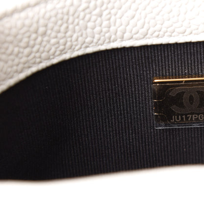 Chanel Caviar Quilted Mini Chain Soul Flap White 10 of 22