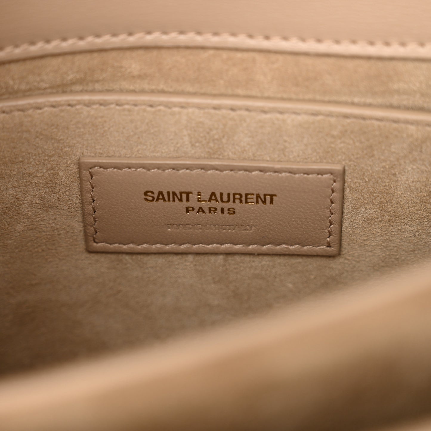 Calfskin Medium Monogram Sunset Dark Beige