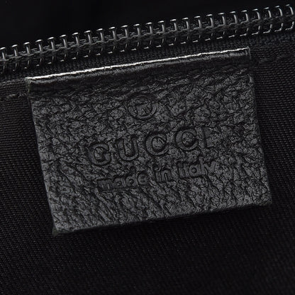 Gucci Nylon Monogram Large Web Handle Vertical Tote Black 6 of 12