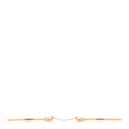 Tiffany 18K Rose Gold T Bar Earrings 3 of 5