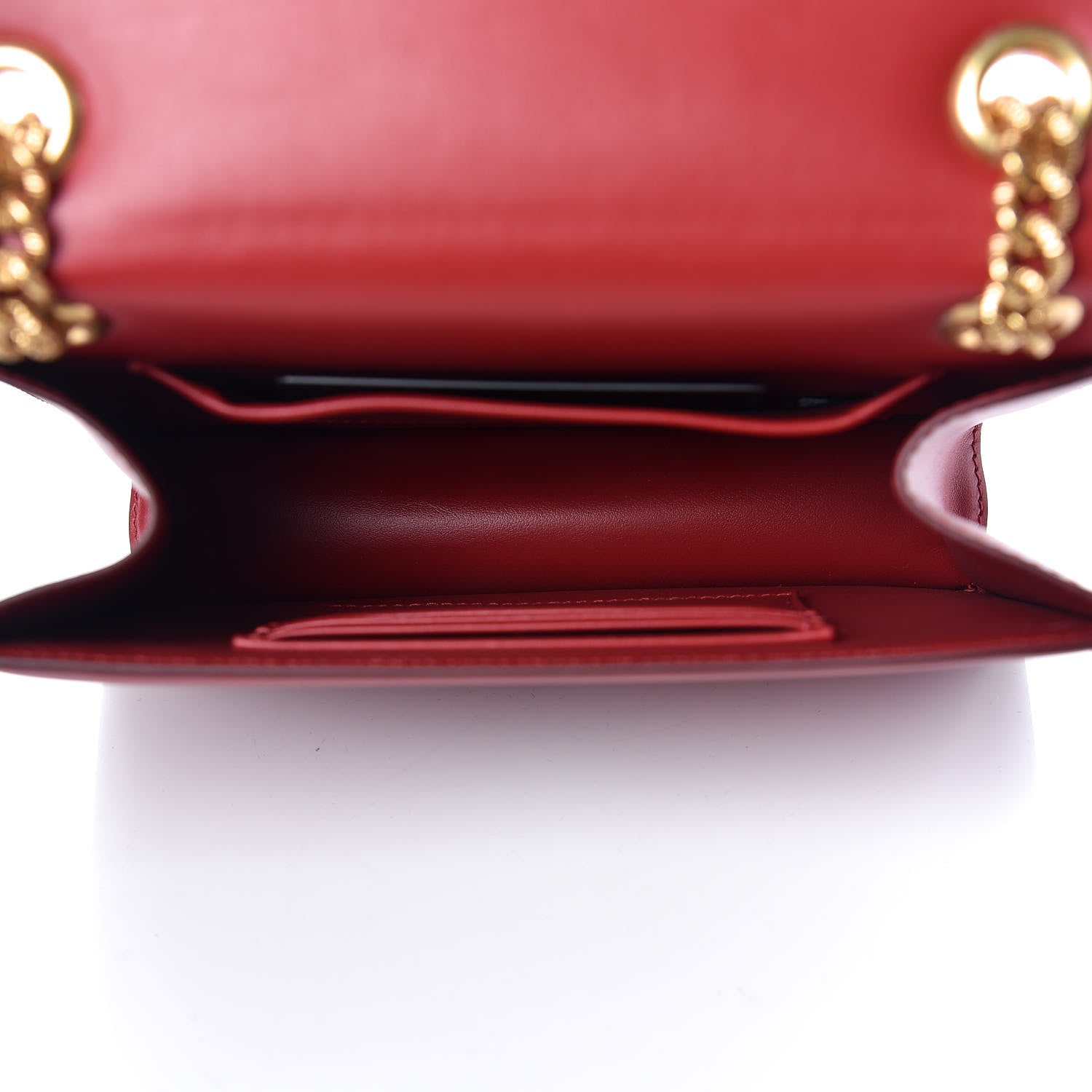 Dolce & Gabbana Smooth Calfskin Medium Devotion Crossbody Bag Poppy Red 7 of 8