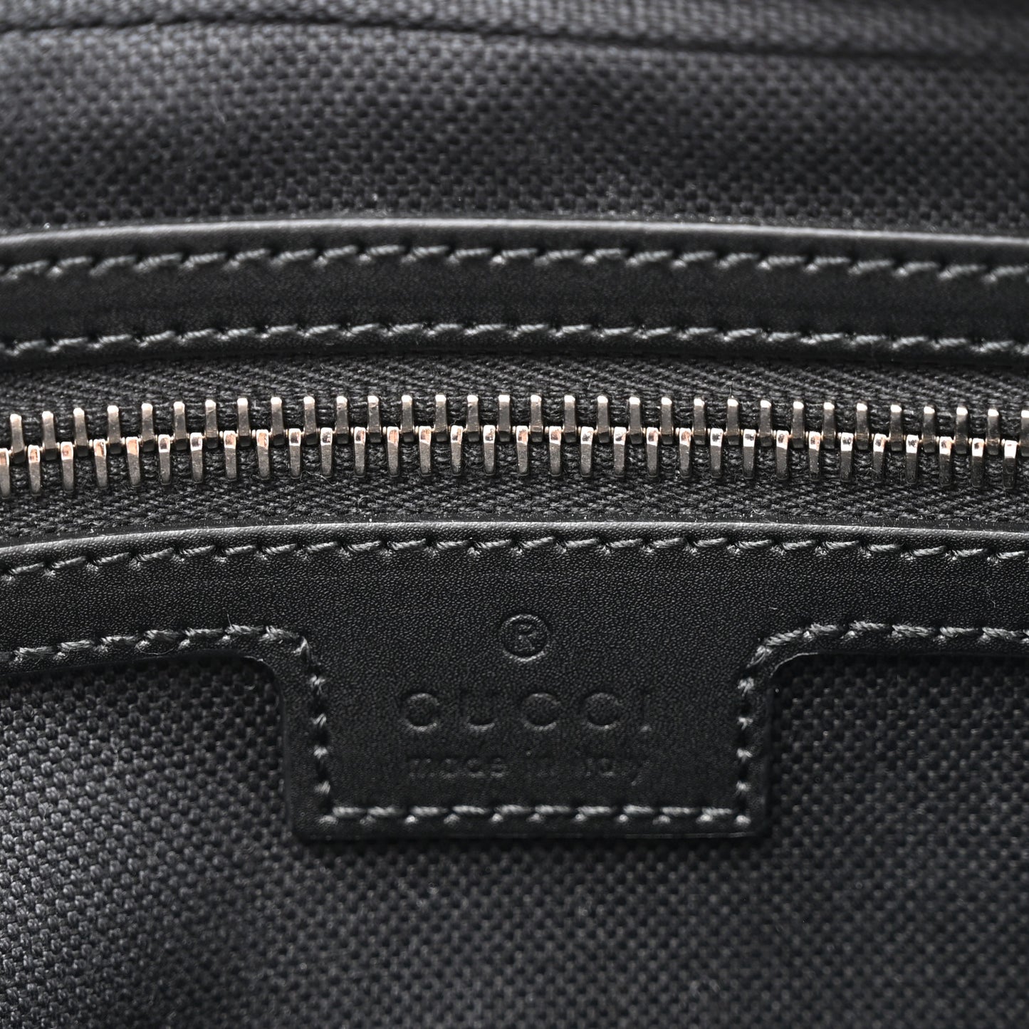 Soft GG Supreme Monogram Web Belt Bag Black Grey